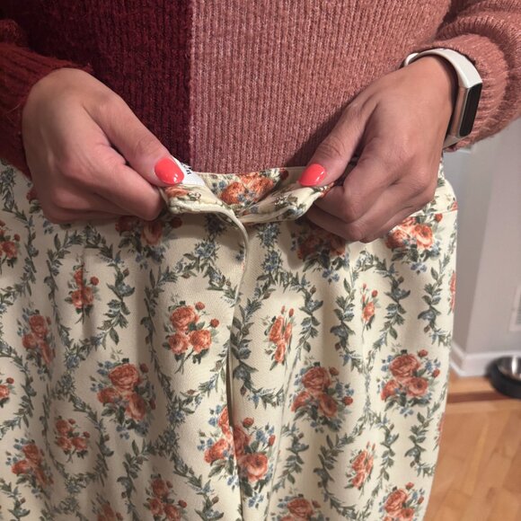 Floral print flare pants - Picture 6 of 6